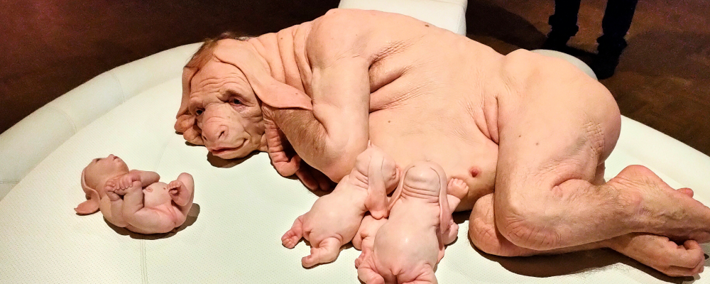 Metamorphosis van Patricia Piccinini in Kunsthal Rotterdam