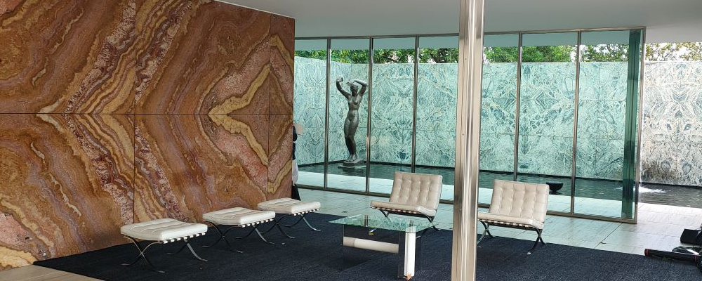 Mies van der Rohe Paviljoen in Barcelona