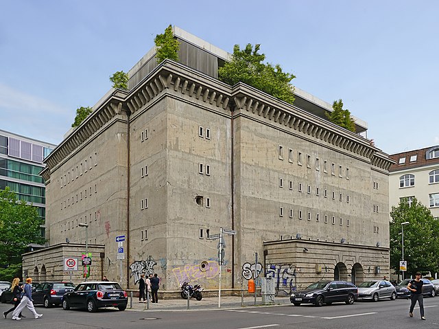 Boros Collection, gebouw aan de buitenzijde, Berlijn