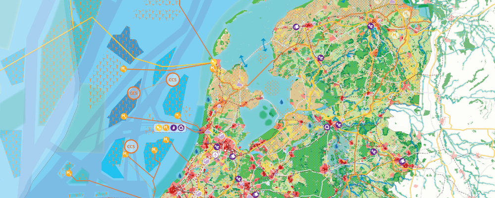 Nederland in 2050, ruimtelijke ordening op landelijk niveau